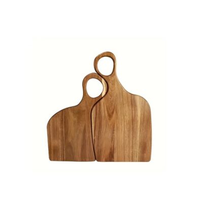 Walnut Wood Cutting Board Set for Couples, Perfect for Kitchen Decor
