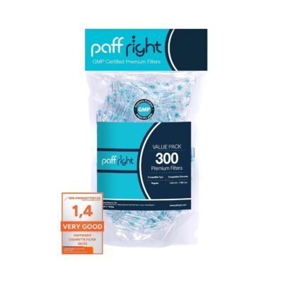 Paffright 300, Cigarette Filter Tips for Regular and King Size Cigarettes, 300 – 8 mm Cig Holder