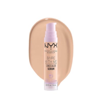 NYX Professional Makeup Bare With Me Concealer Serum, Vanilla, 9.6ml
