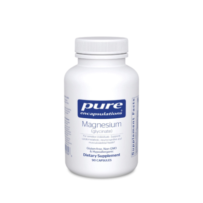 Pure Encapsulations Magnesium (Glycinate) – Supplement with Magnesium Glycinate – 90 Capsules