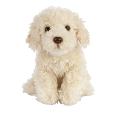 Living Nature Labradoodle, Realistic Soft Cuddly Dog Toy, Naturli Eco-Friendly Plush, 25cm