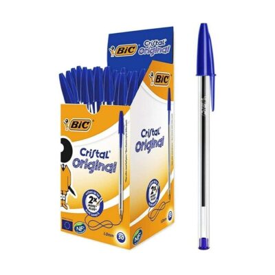 pens BIC Cristal ORIGINAL Medium Daily BALLPOINT Biros 1.0 mm, BLUE, 20 X