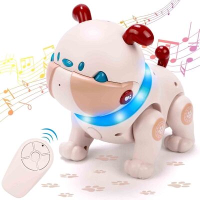 KaeKid Remote Control Robot Dog Toy for Kids – Interactive Touch &Smart Dancing Robots for Kids, Electronic Pets Toys Robotic Dog – 3 Year