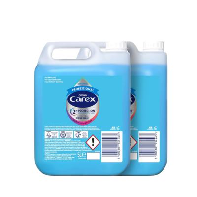 Carex Original Professional Antibacterial Hand Wash – Bulk Buy Eco Refill, Gentle & Effective Liquid Hand Soap (2 X 5L)