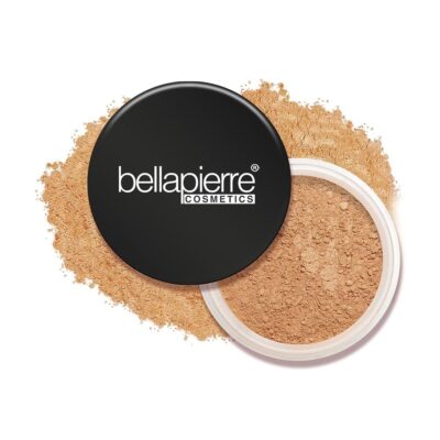 bellapierre Mineral Foundation Powder | Full Coverage SPF 15 | Vegan & Cruelty-Free | Oil & Talc Free | Hypoallergenic – 9 Grams – Maple