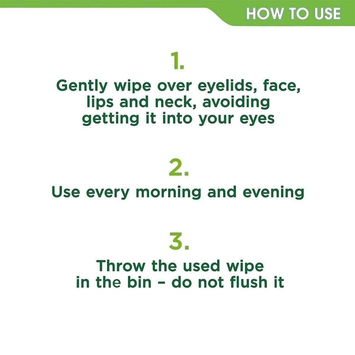 Simple biodegradable Exfoliating Face Wipes cleansing wipes to smooth skin and unclog pores for sensitive skin 20 wipes - Image 3