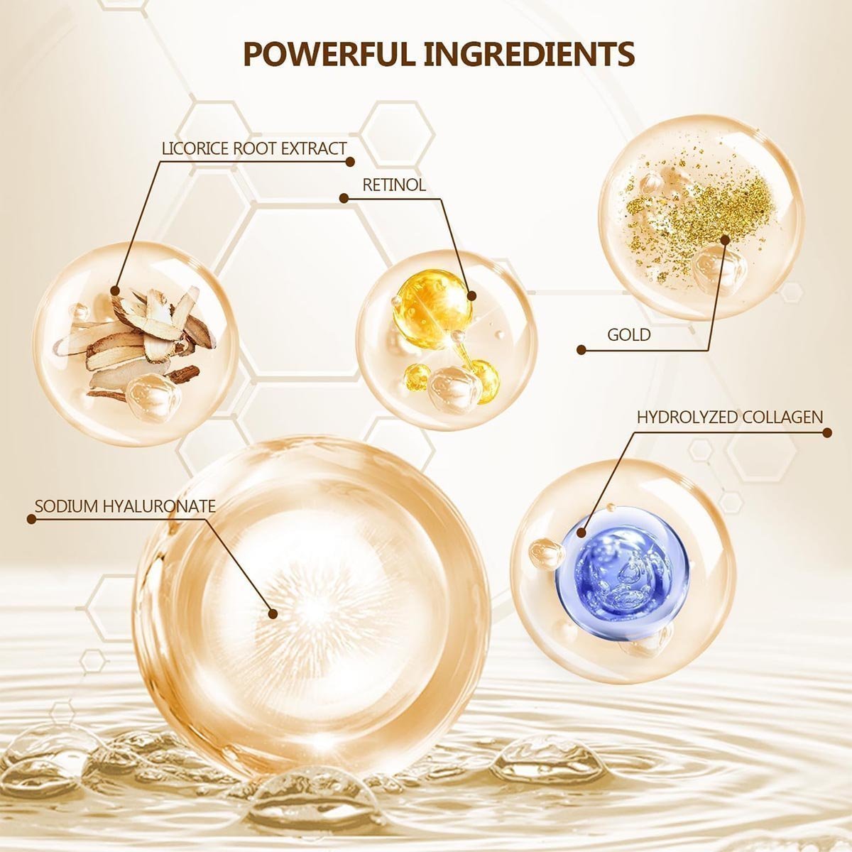 24K Gold Undereye Mask (60 Pcs), Collagen Hydrating Gel Pads, Reduce Puffiness, 30 Pairs Under Eye Patches for Dark Circles Puffy Eyes Treatment, Wrinkle, Women Men Beauty Personal Skin Care Products - Image 3