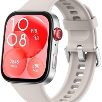 HUAWEI WATCH FIT 3 Smartwatch for men women, iOS & Android, Up to 10 Days Battery Life, Bluetooth Calls, GPS Smartwatch, Aluminum Case, AMOLED Display, Health&Fitness Tracker, White strap Amazon.co.uk: Electronics & Photo