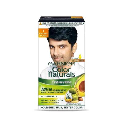 Garnier Color Naturals – Men Permanent Hair Colour Cream Natural Black 1