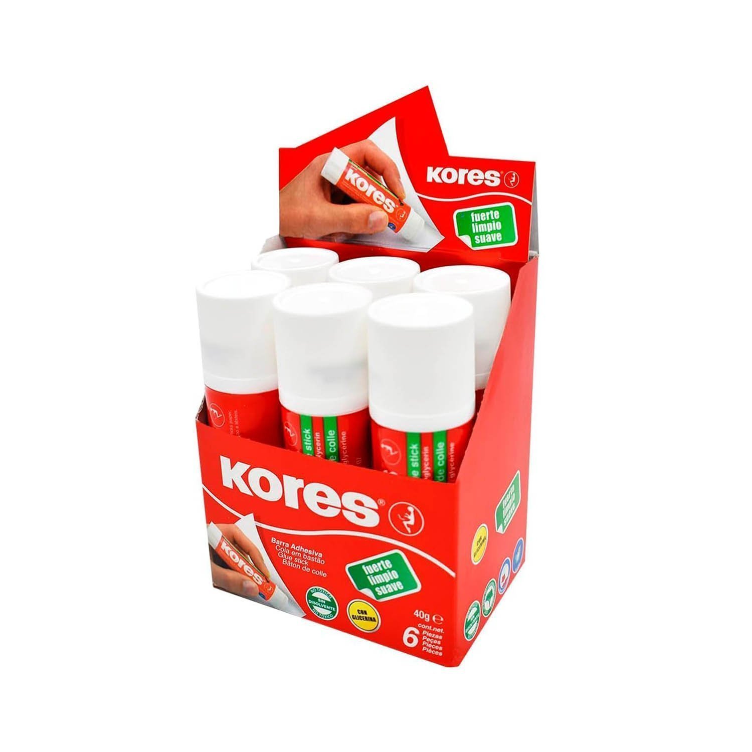 Kores - Glue Stick, Strong-Hold Adhesive, Safe and Non-Toxic Craft Glue - Pack of 2 x 8g - Image 3