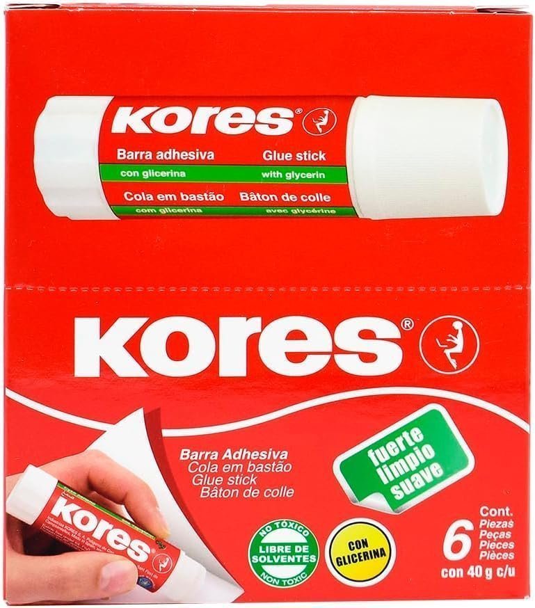 Kores - Glue Stick, Strong-Hold Adhesive, Safe and Non-Toxic Craft Glue - Pack of 2 x 8g - Image 5
