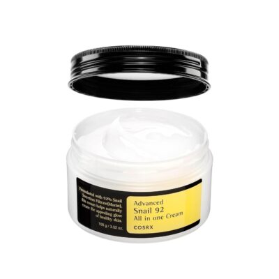 COSRX Advanced Snail 92 All in one Cream – Acne-prone, Sensitive Skin, Korean Skincare (3.53oz/100g)