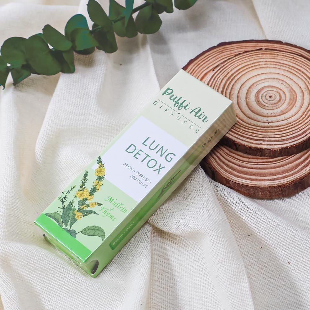 Puffi Air Inhaler 2-Pack - Lung Detox & Breathing Support - 300 Puffs Per Inhaler - Image 2