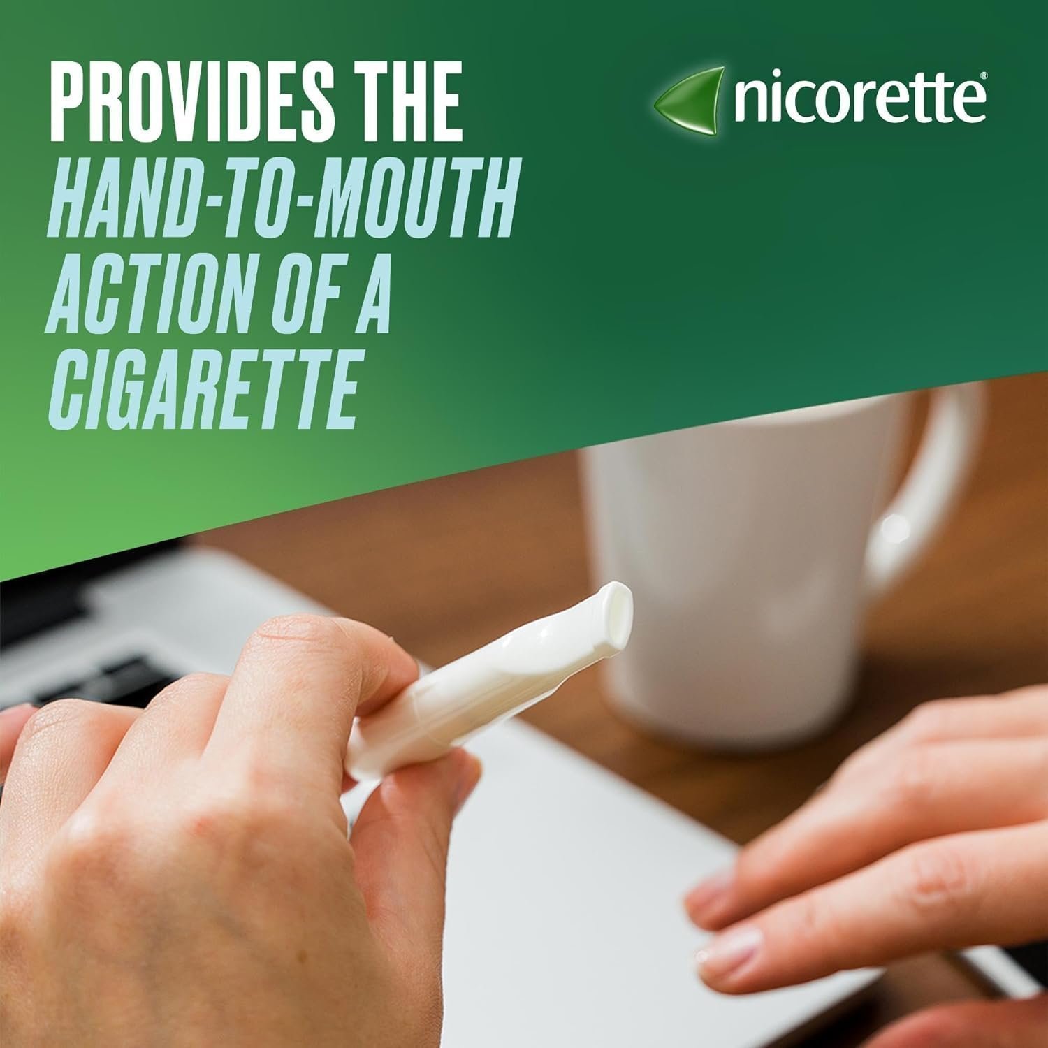 Nicorette 15mg Inhalator (20 Cartridges), Discreet & Convenient Nicotine Inhaler for Quitting Smoking - Image 3