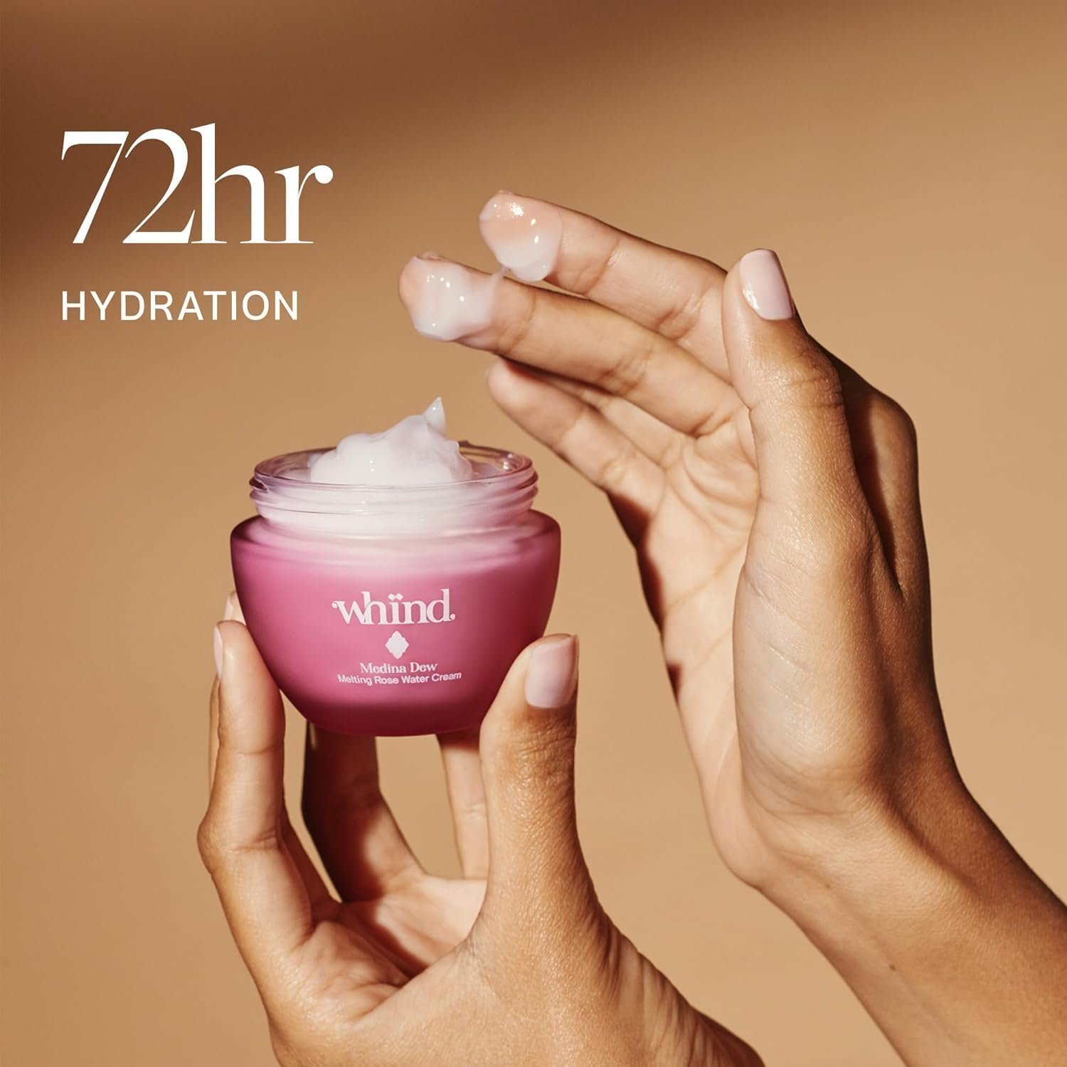 whind Facial Moisturizer – Medina Dew Melting Rose Water Cream - 50ml - Image 2