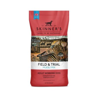 Skinner’s Field & Trial Muesli Mix – Complete Dry Adult Dog Food, For Fussy Eaters, Mixed Kibble for Variety, 15kg