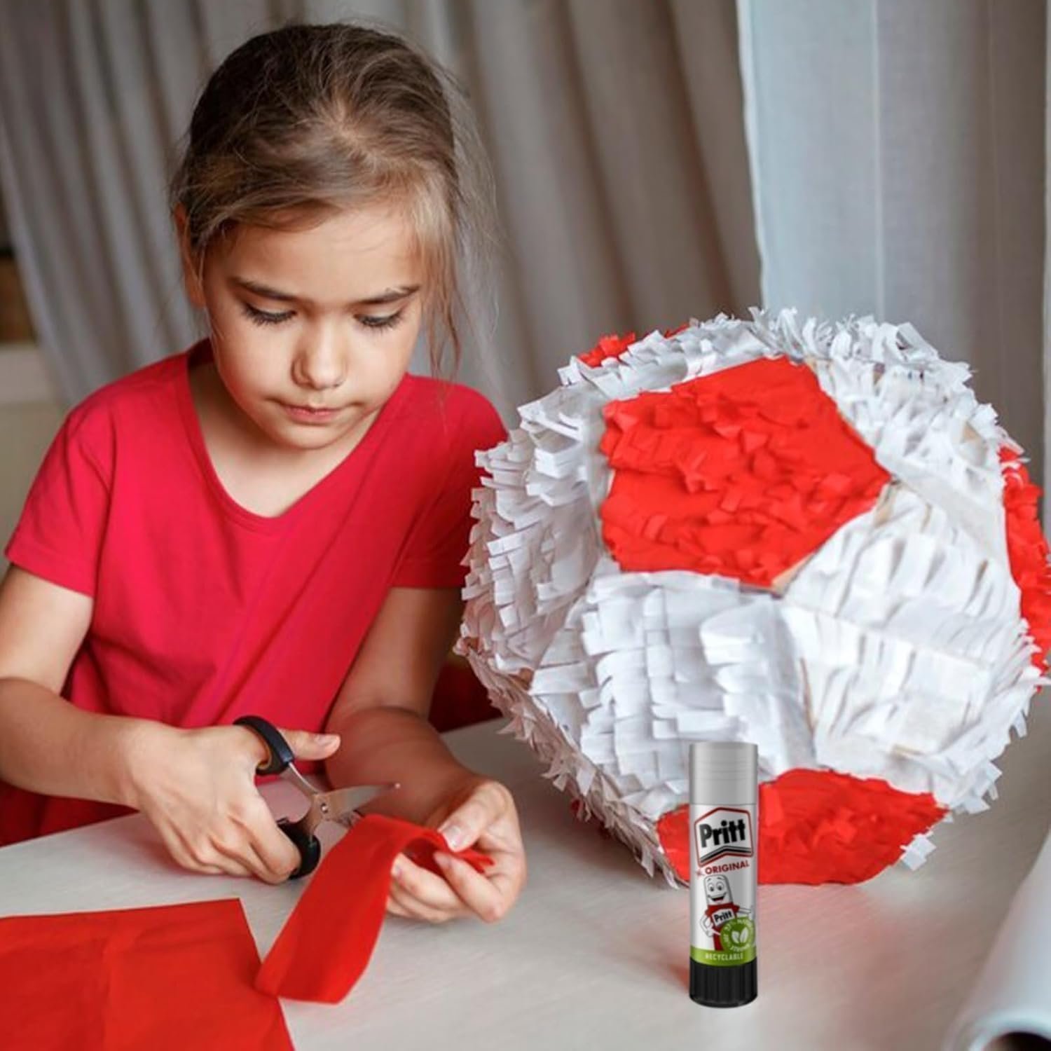 ZYBUX - Pritt Glue Sticks (5 Pack, 11g Each) - 90% Natural, Strong Hold, Child-Friendly Adhesive - Image 6