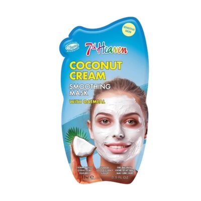 7th Heaven Coconut Cream Face Mask with Oatmeal – Smoothing – Sensitive Skin
