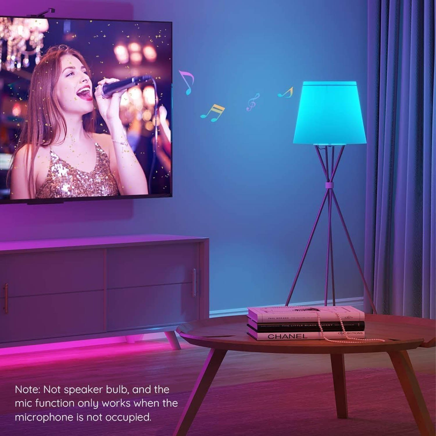 Govee RGBWW Smart Bulb, WiFi Alexa Light Bulbs B22, 54 Dynamic Scenes, 800LM, Music Sync, DIY 16 Million Color, Work with Alexa - Image 5