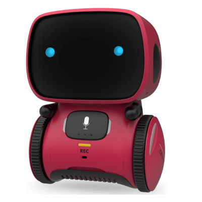 GILOBABY Kid Intelligent Robot Toys, Voice Control &Touch Sense, Children Smart Robotic Toys for Girls, Toys Gift for 3 Years Old Up Girls Boys Birthday, Dance &Sing &Walk, Recorder &Speak Like You