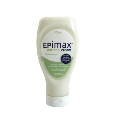 2 x Epimax Oatmeal Cream 500g for Eczema/Psoriasis